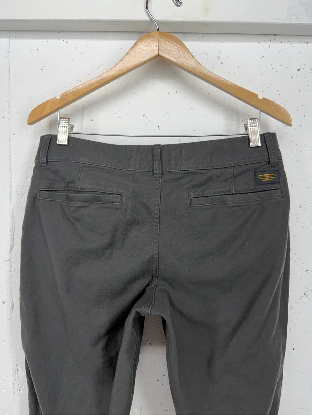 REI Co-op Men’s 34 x 27 Trailsmith Gray Canvas Utility Joggers Pants